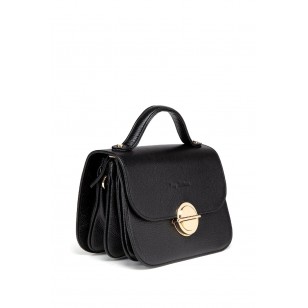 Genuine Leather Black Women's Handbag