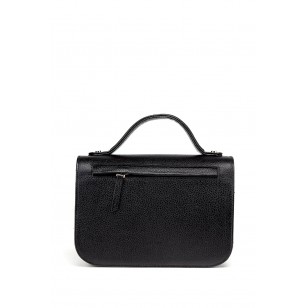 Genuine Leather Black Women's Handbag